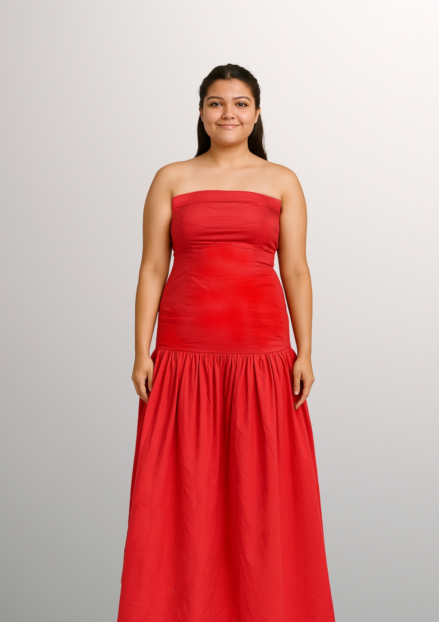 A Girlie-Girl Date Red Dress