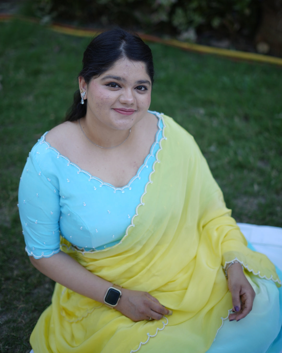 Sun & Sky Drape Style Saree