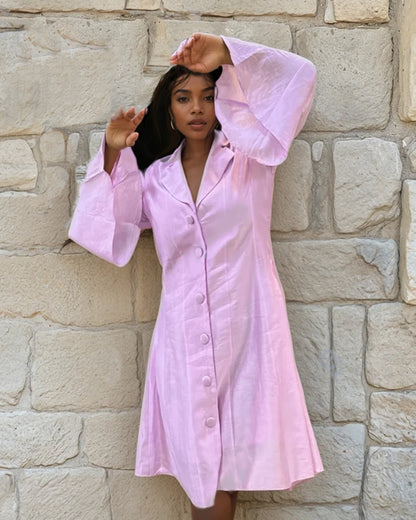 Lilac Radiance Panel Dress